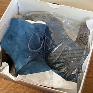 Blue Booties NWT